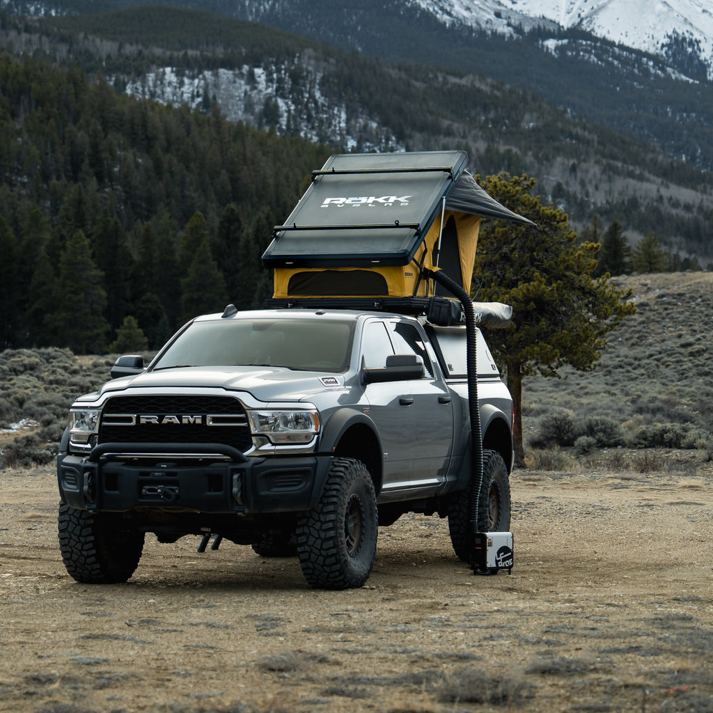 The ÖVRLNDR 2P Rooftop Tent (Tan)