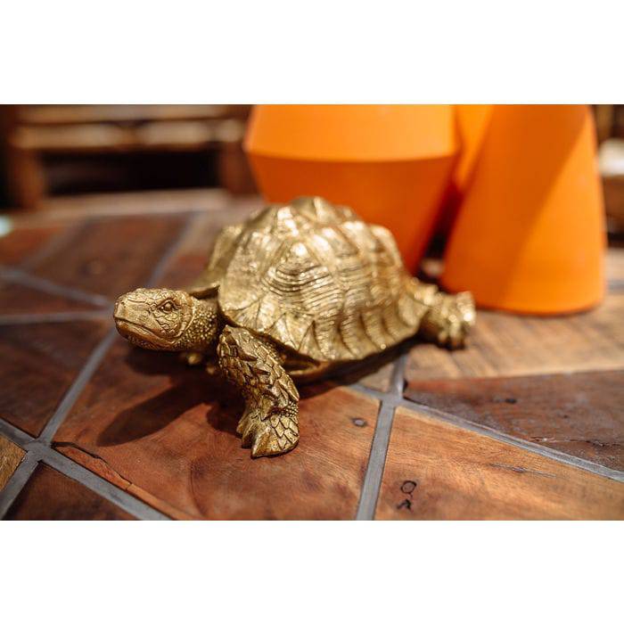Deco Figurine Turtle Gold Small