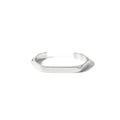 Narrow Hex Cuff Bracelet - 935 Silver
