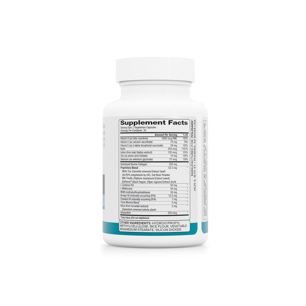 FOLIGAIN TOTAL CARE Supplement for Thinning Hair, Skin & Nails