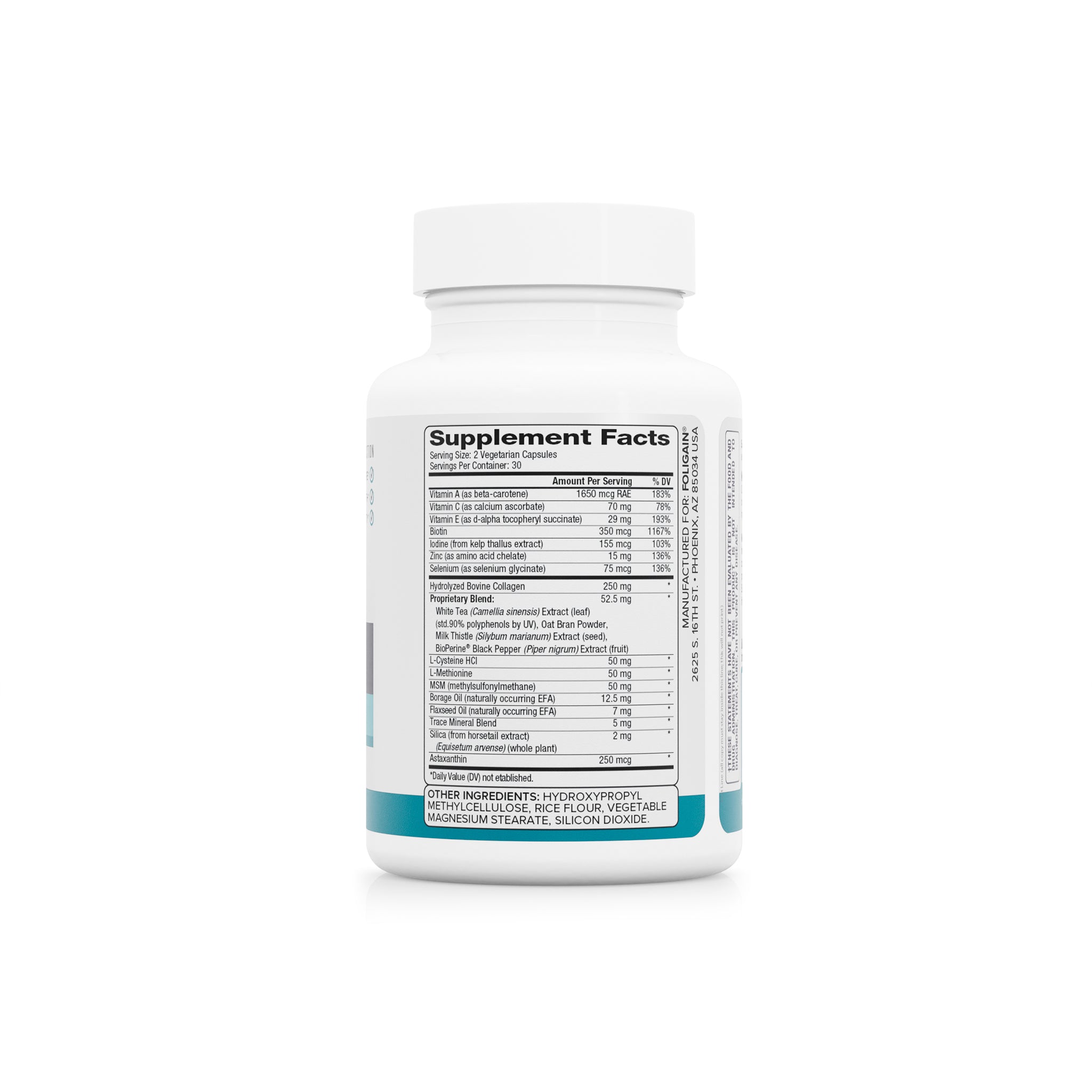 FOLIGAIN TOTAL CARE Supplement for Thinning Hair, Skin & Nails