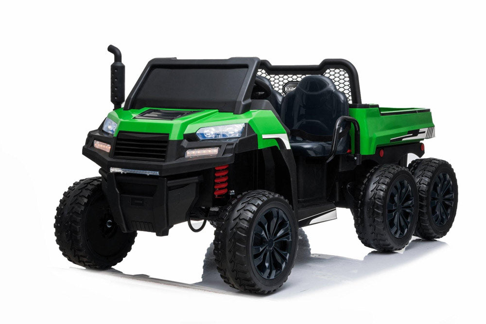 Freddo 24v 6 Wheeler Tractor Trailer Electric Go Kart w/ Dump Cart
