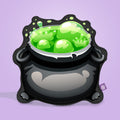 16" Small Size Halloween Bubbling Cauldron Pillow