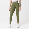 High-Rise with Pocket Leggings - Sage
