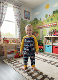 Boy train Romper