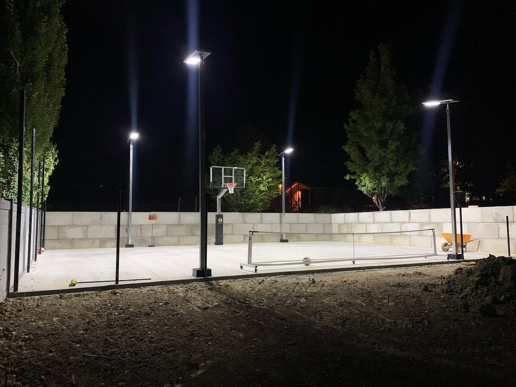 Dominator Basketball Court Light – Full Assembly