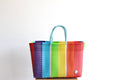 MexiMexi “Arcoíris” Tote – Oversized Rainbow Market Bag – Handmade in Mexico