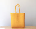 Yellow Handwoven Tote Bag by MexiMexi