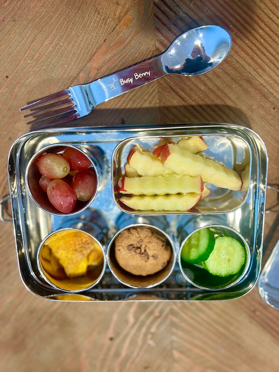Stainless Steel Snack Box Bundle for On-The-Go Snacking