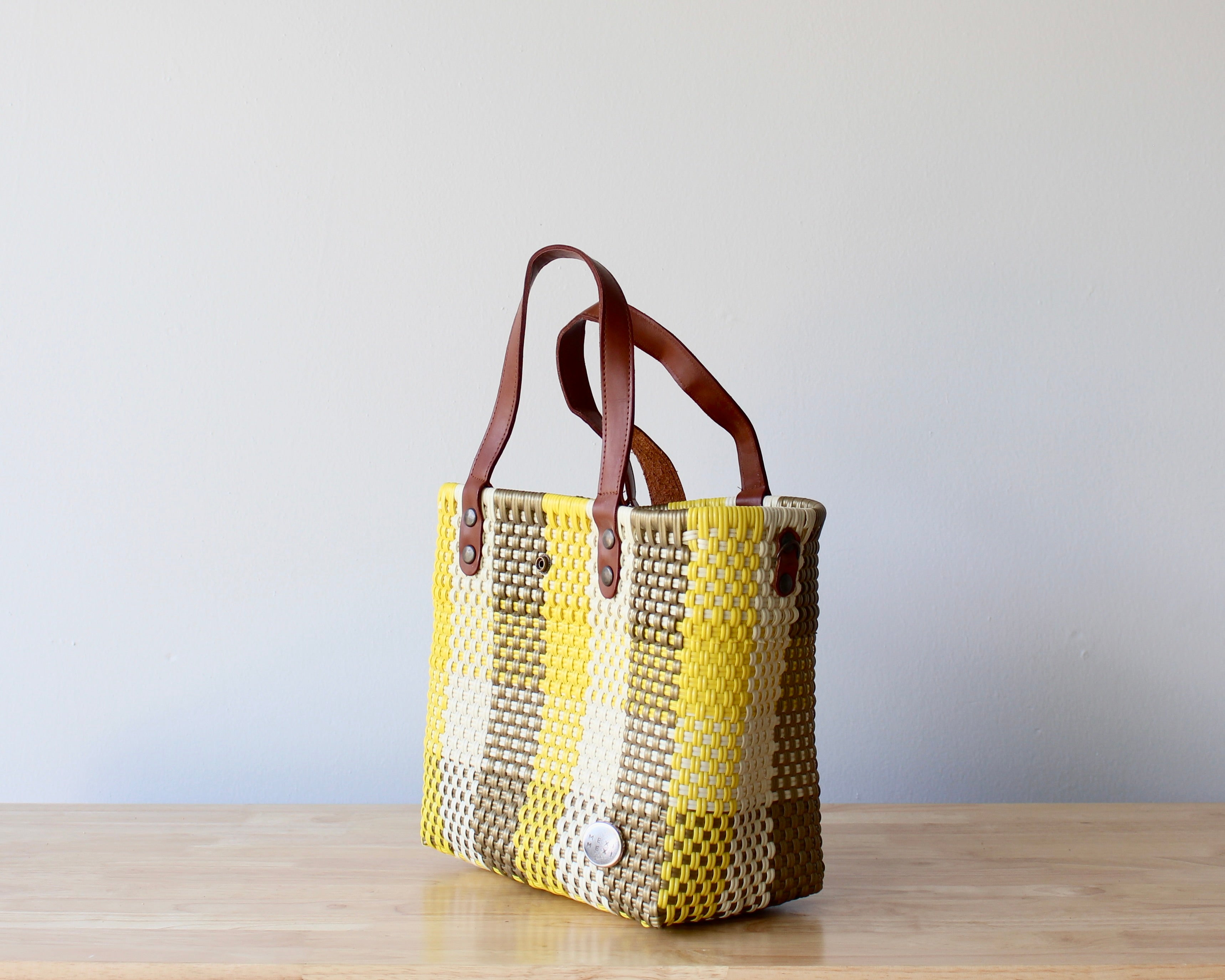 Everyday Playa Woven Purse – Plaid Sunny Gold