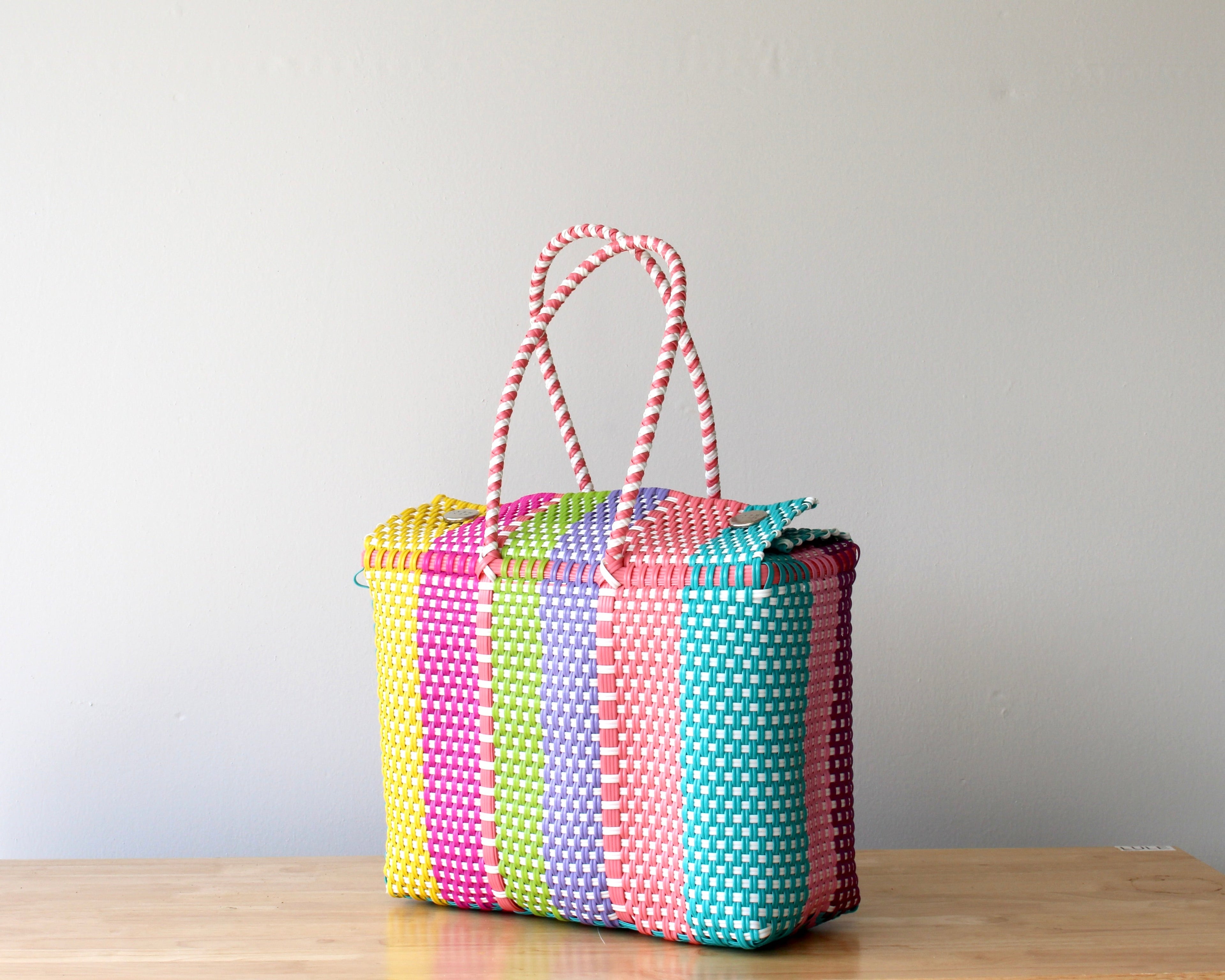 Allegra Handwoven Handbag - Multicolor