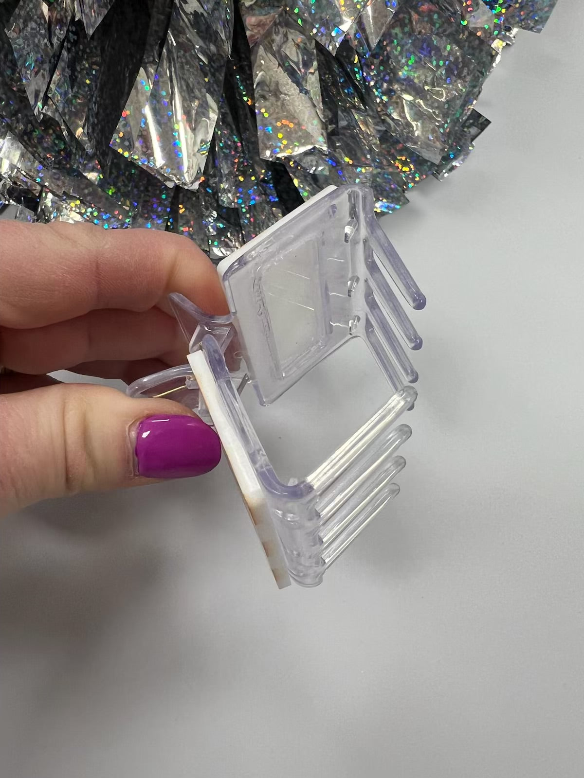 Game Day Checkered Clip