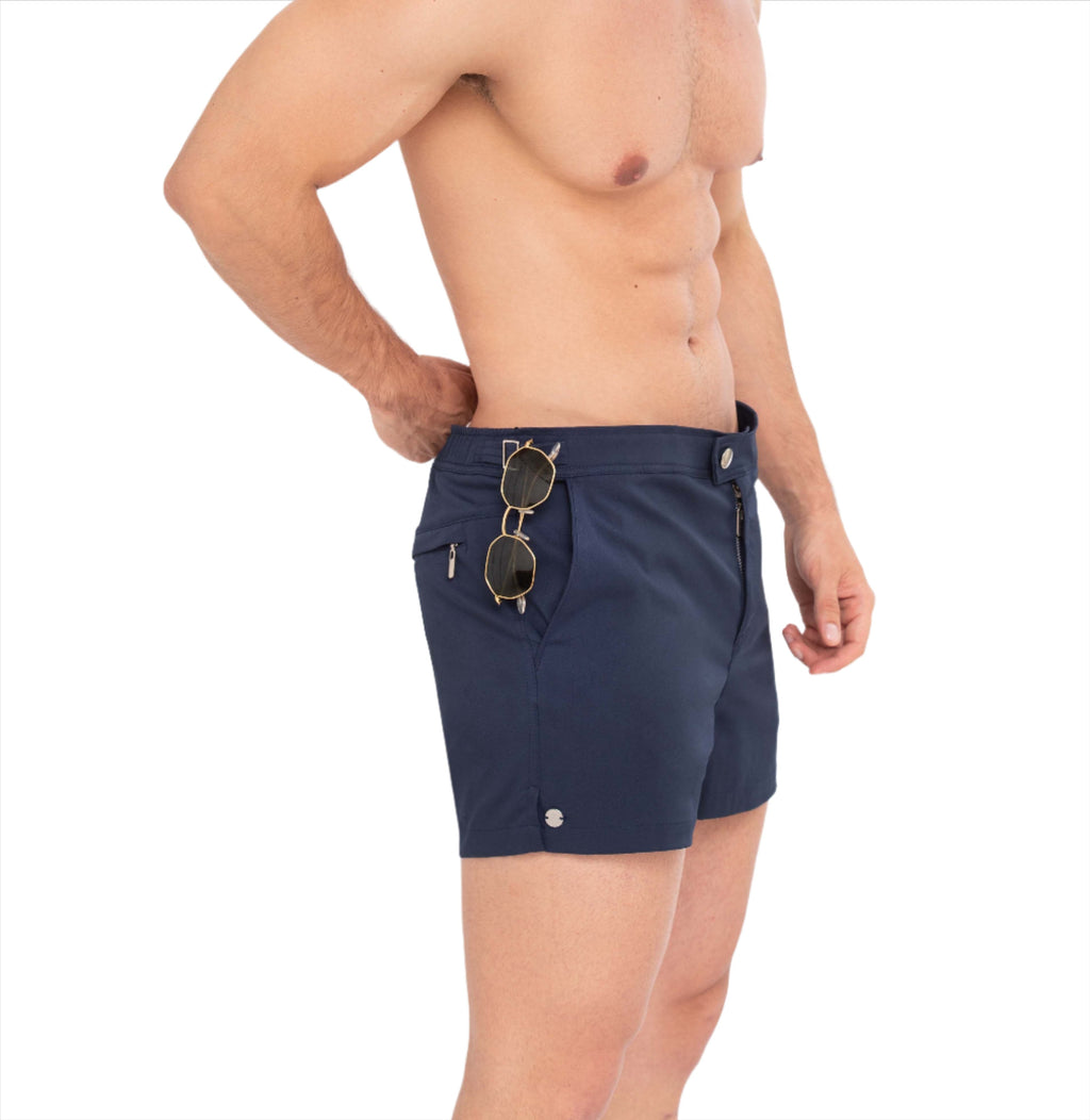 The Restless Swim Shorts - Navy Blue