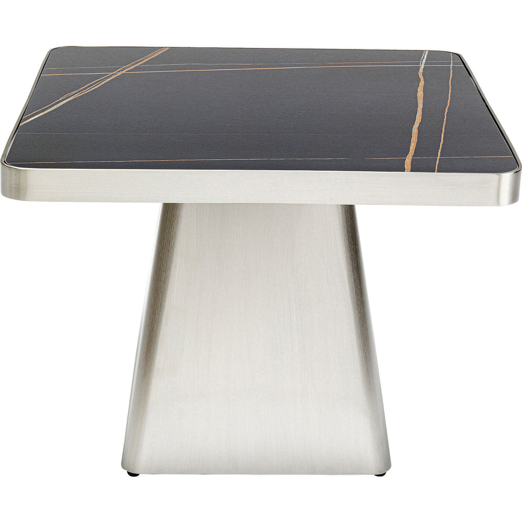 Coffee Table Miler Silver 80x80cm