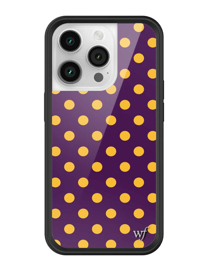Polka Dot | Purple and Yellow iPhone Case