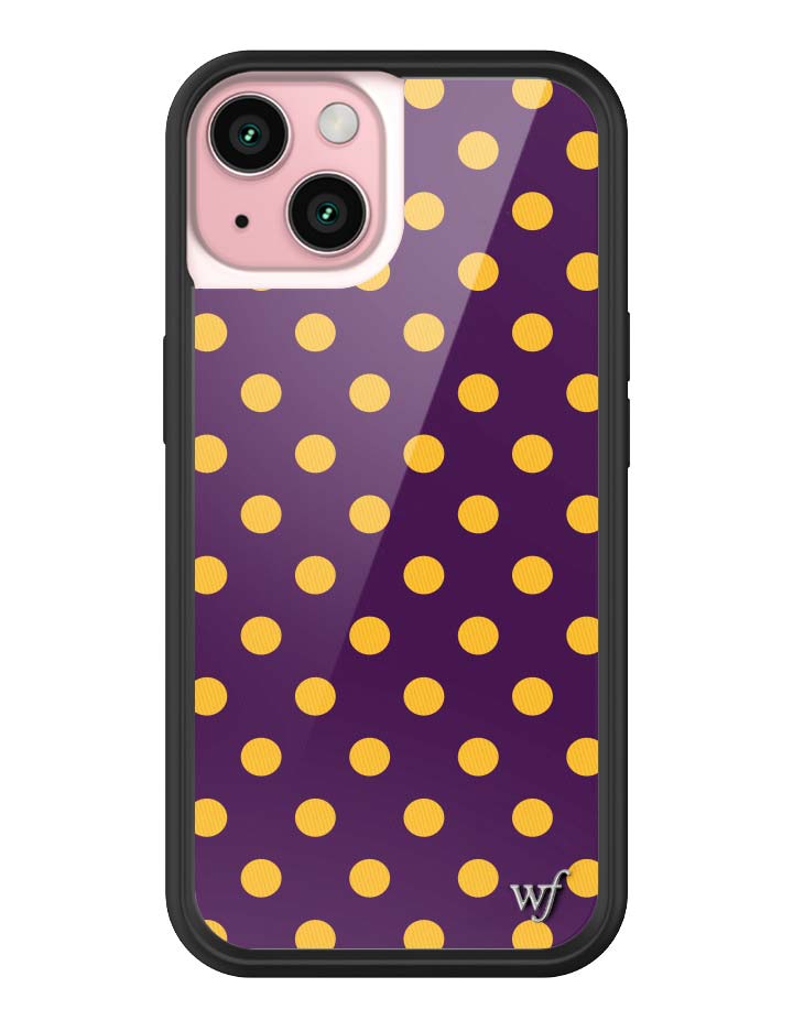 Polka Dot | Purple and Yellow iPhone Case