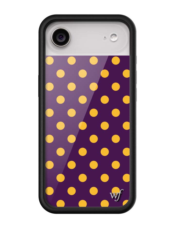 Polka Dot | Purple and Yellow iPhone Case