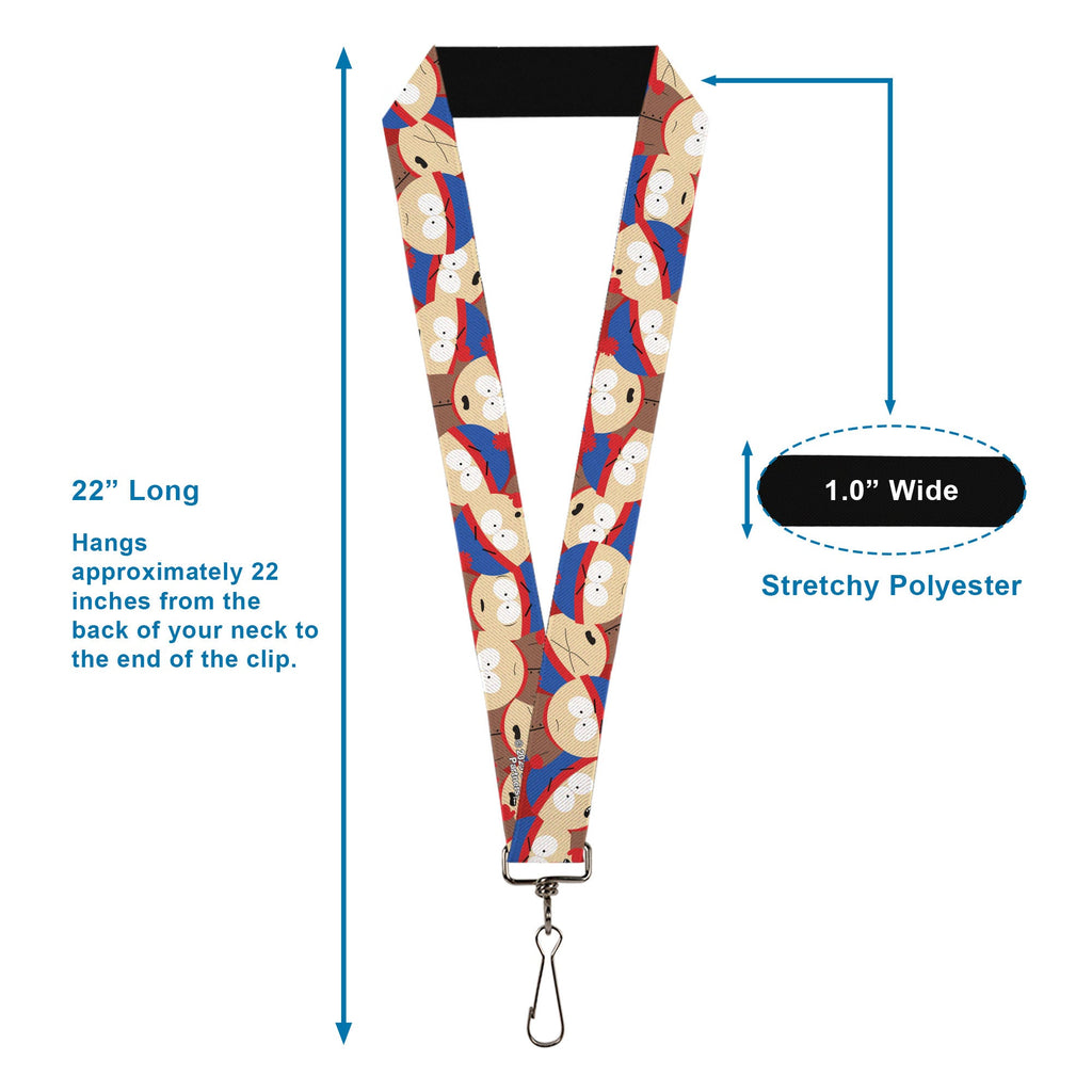 Lanyard - 1.0" - South Park Stan Expressions Stacked
