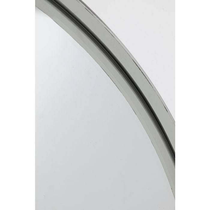 Mirror Curve Round Chrome Ø100