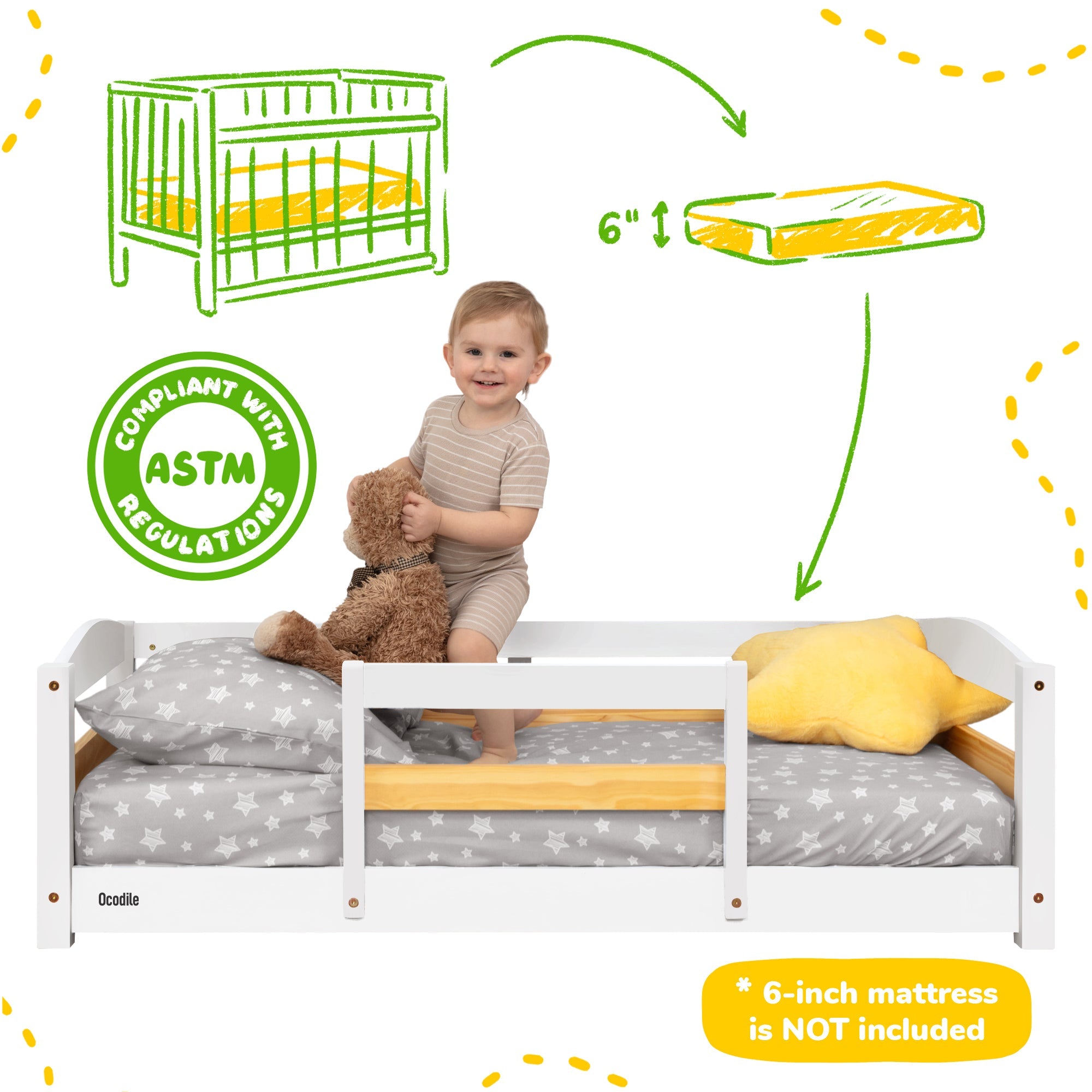 Floor Bed - Crib Size
