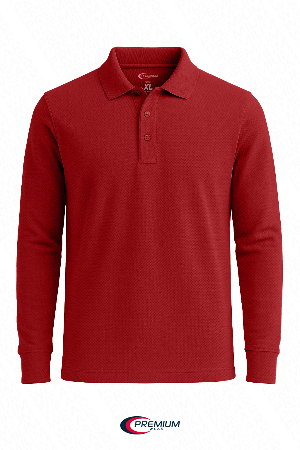 Boys/ Unisex Long Sleeve Pique Polo Shirt - single