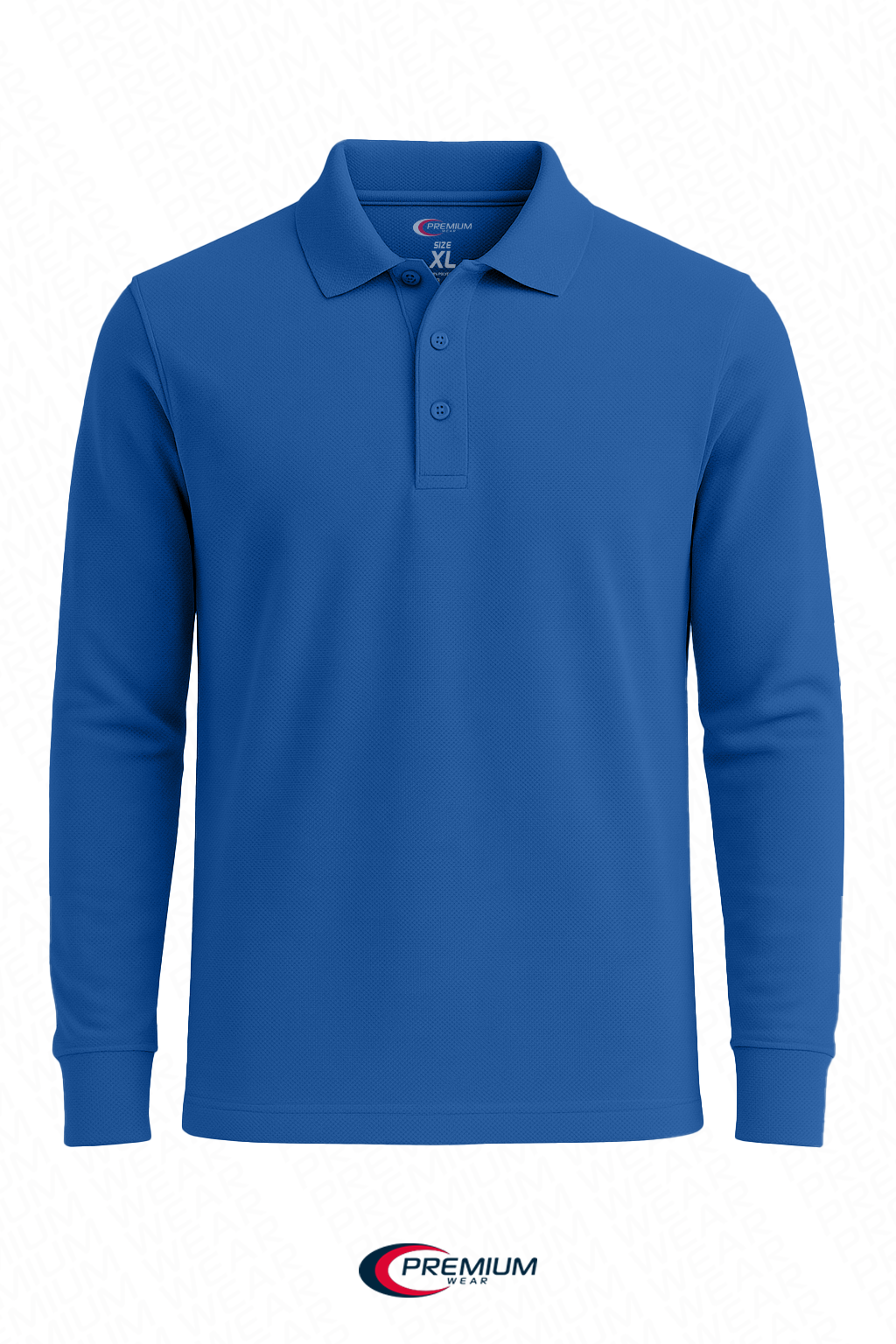 Boys/ Unisex Long Sleeve Pique Polo Shirt - single
