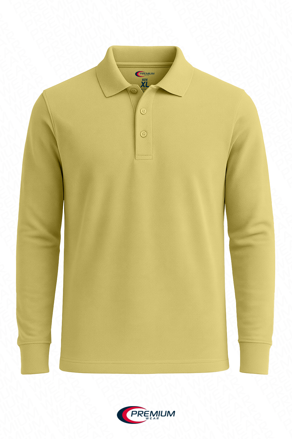 Boys/ Unisex Long Sleeve Pique Polo Shirt - single