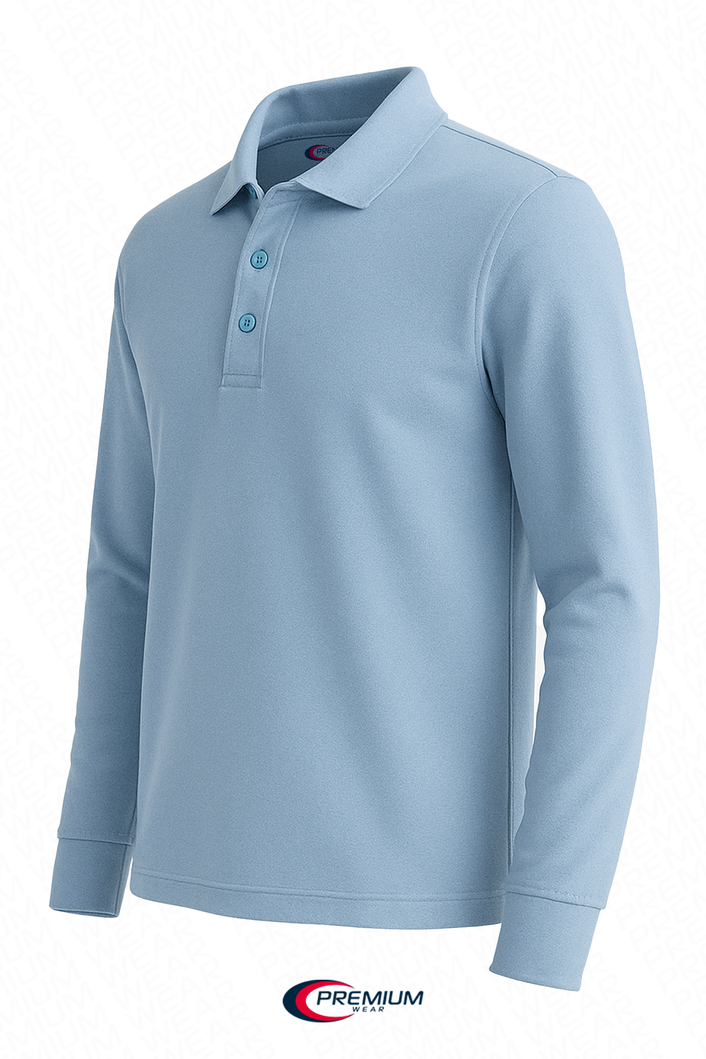 Boys/ Unisex Long Sleeve Pique Polo Shirt - single