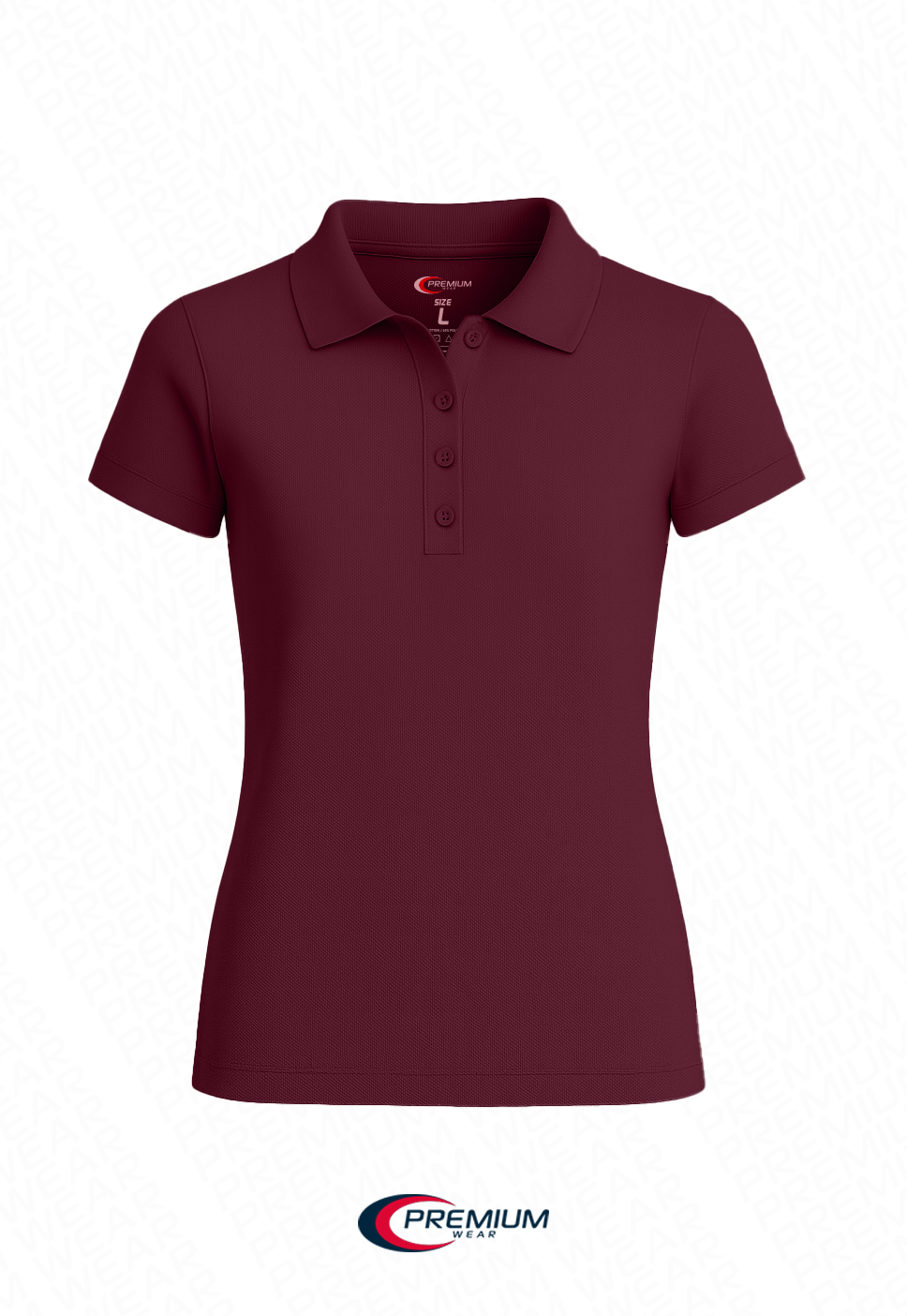 Juniors Short Sleeve Pique Polo Shirt - Single