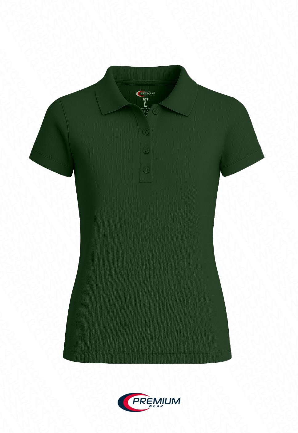 Girls Short Sleeve Pique Polo Shirt - Single