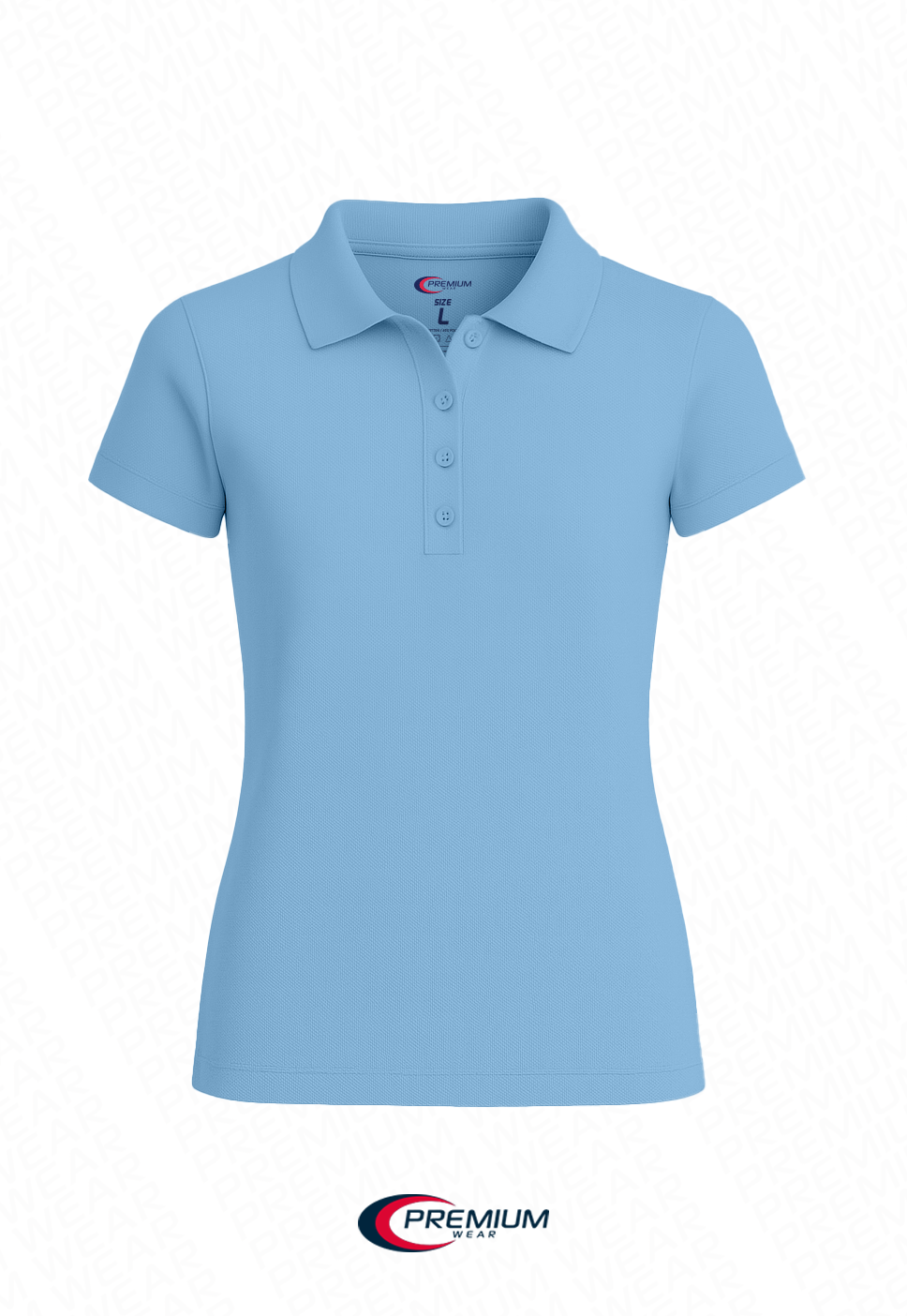 Juniors Short Sleeve Pique Polo Shirt - Single