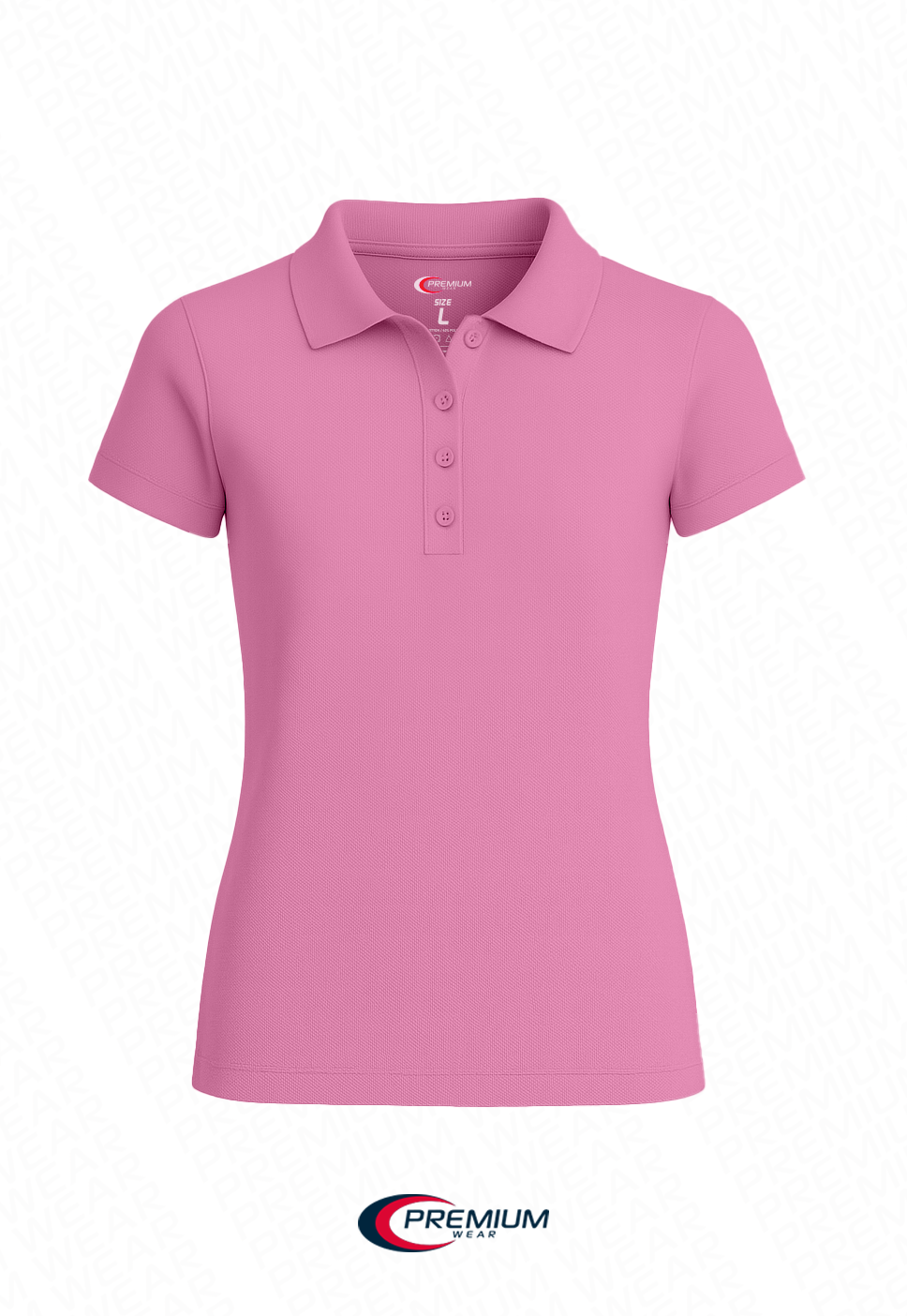 Juniors Short Sleeve Pique Polo Shirt - Single