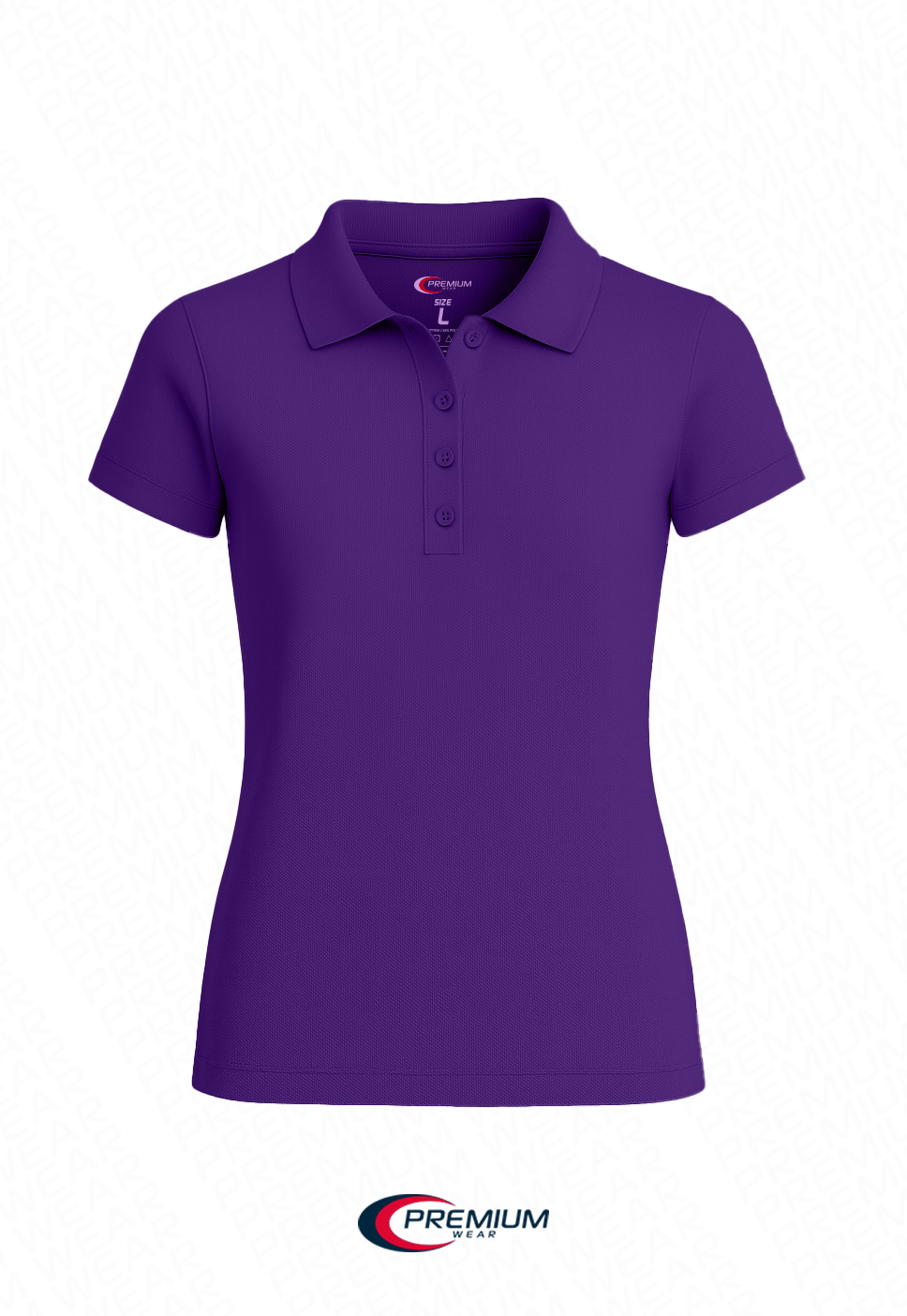 Girls Short Sleeve Pique Polo Shirt - Single
