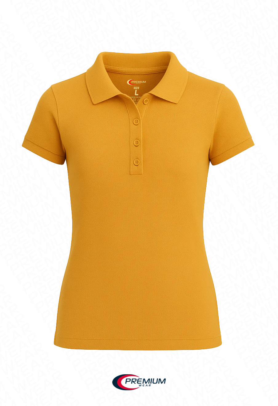 Girls Short Sleeve Pique Polo Shirt - Single