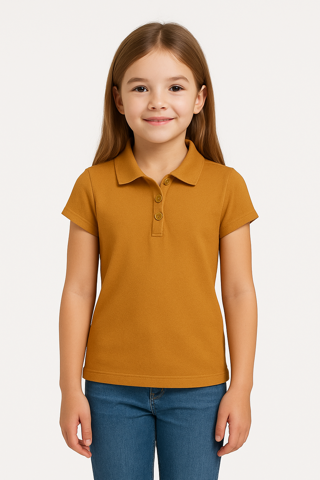Juniors Short Sleeve Pique Polo Shirt - Single