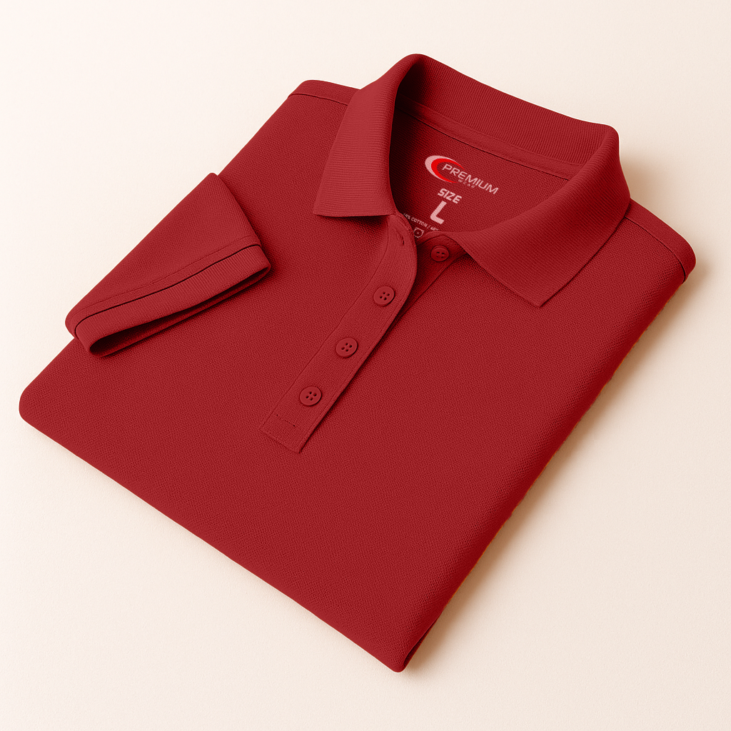Juniors Short Sleeve Pique Polo Shirt - Single