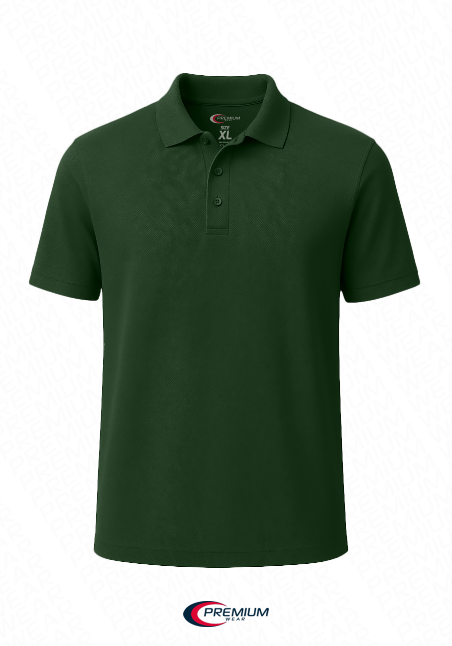 Boys/Unisex Dri Fit Moisture Wicking Polo Shirt - single