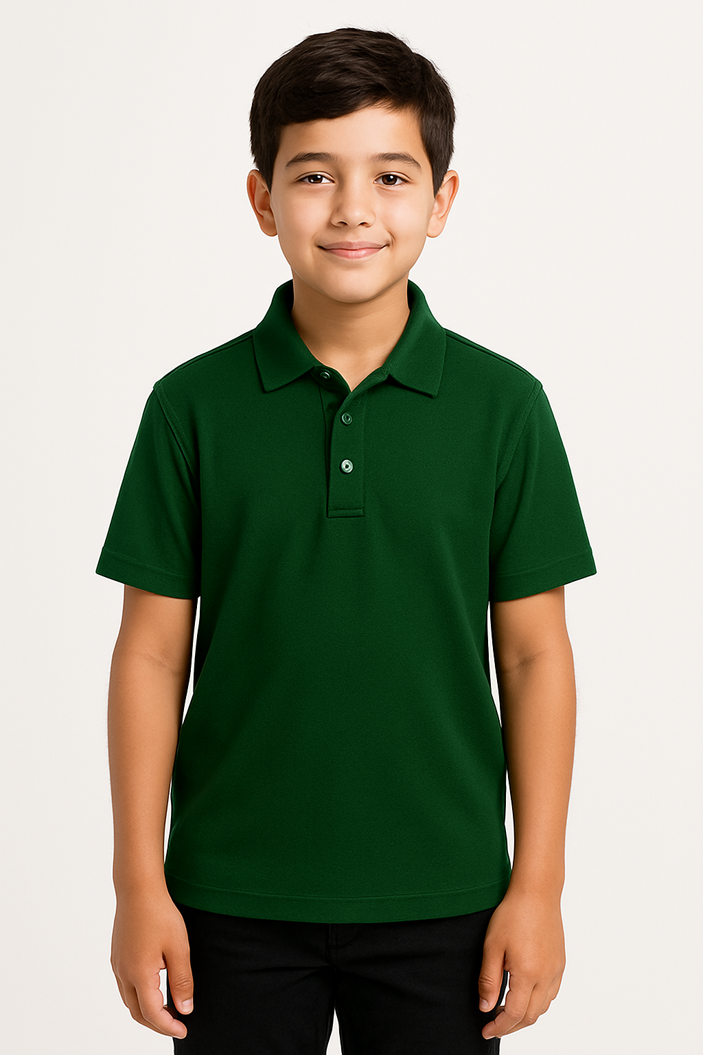 Boys/Unisex Dri Fit Moisture Wicking Polo Shirt - single