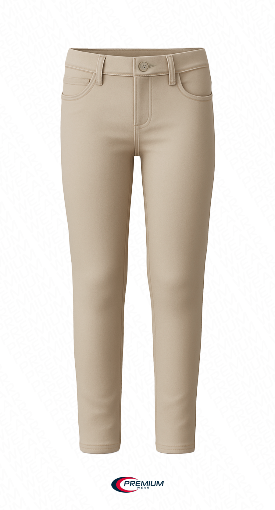 Girls Pointel Stretch Pants - single
