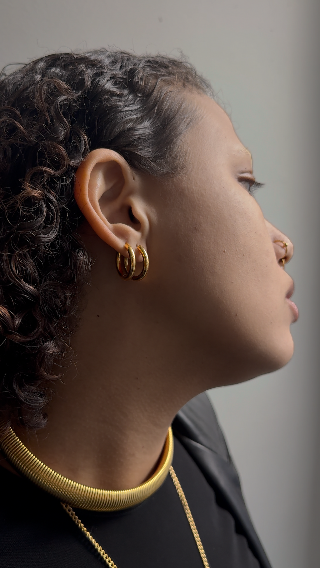 Chunky Hoop Earring