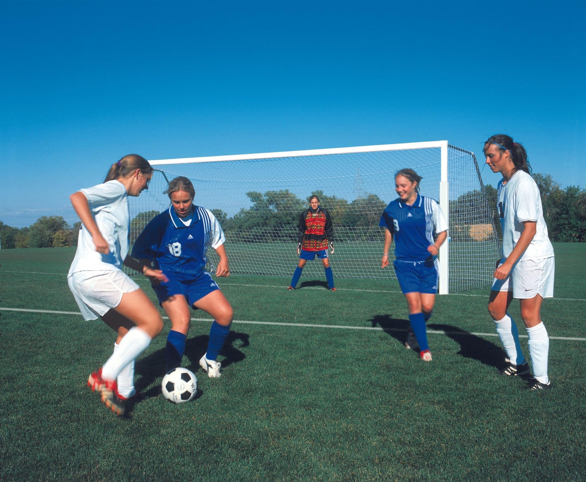 Bison 4" Square Shootout Value Soccer Goal Packages