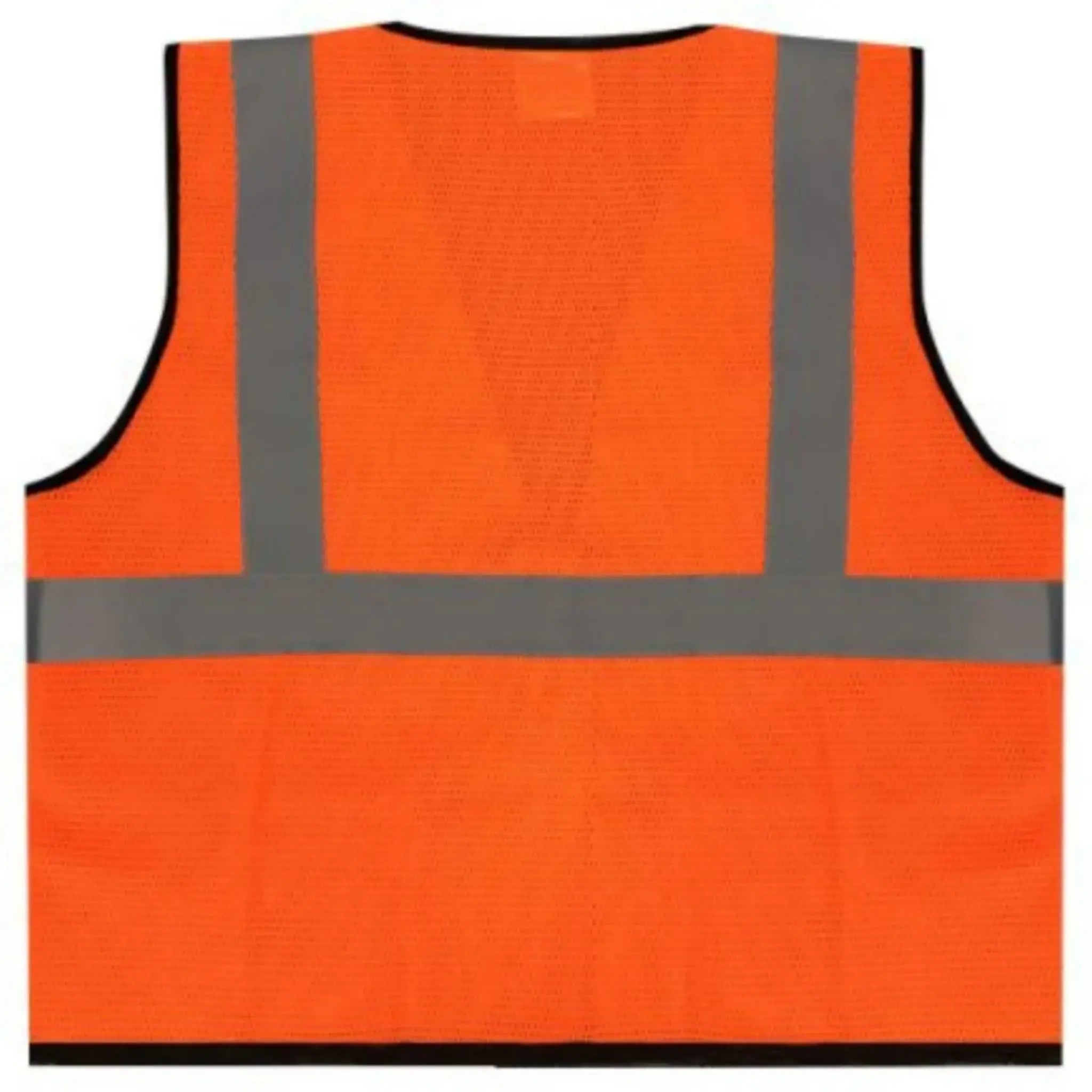 Safety Main 05EAMO Economy Vest, Class 2, All Mesh, Hi-Vis Orange, Pack of 10