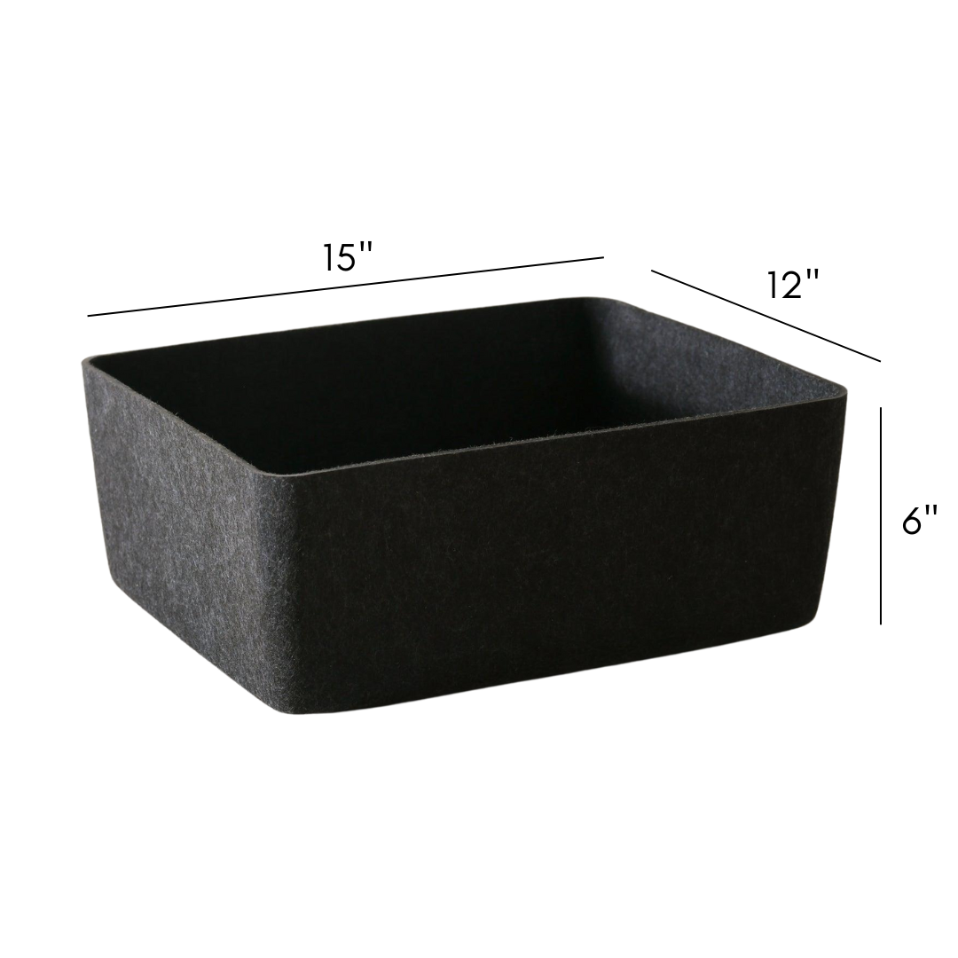 The Sculpted Bin - Large | Set of 3
