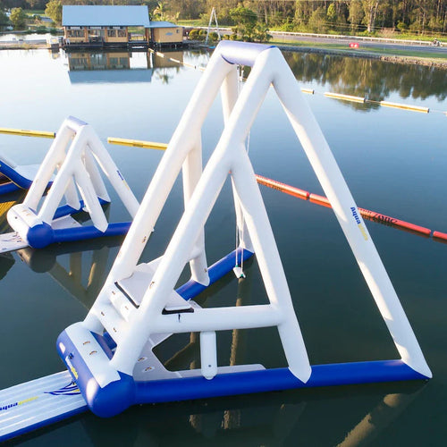Aquaglide Skyrocket Inflatable Water Park with Trapeze-Style Swing