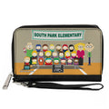 PU Zip Around Wallet Rectangle - SOUTH PARK ELEMENTARY 4th Grade Class Picture