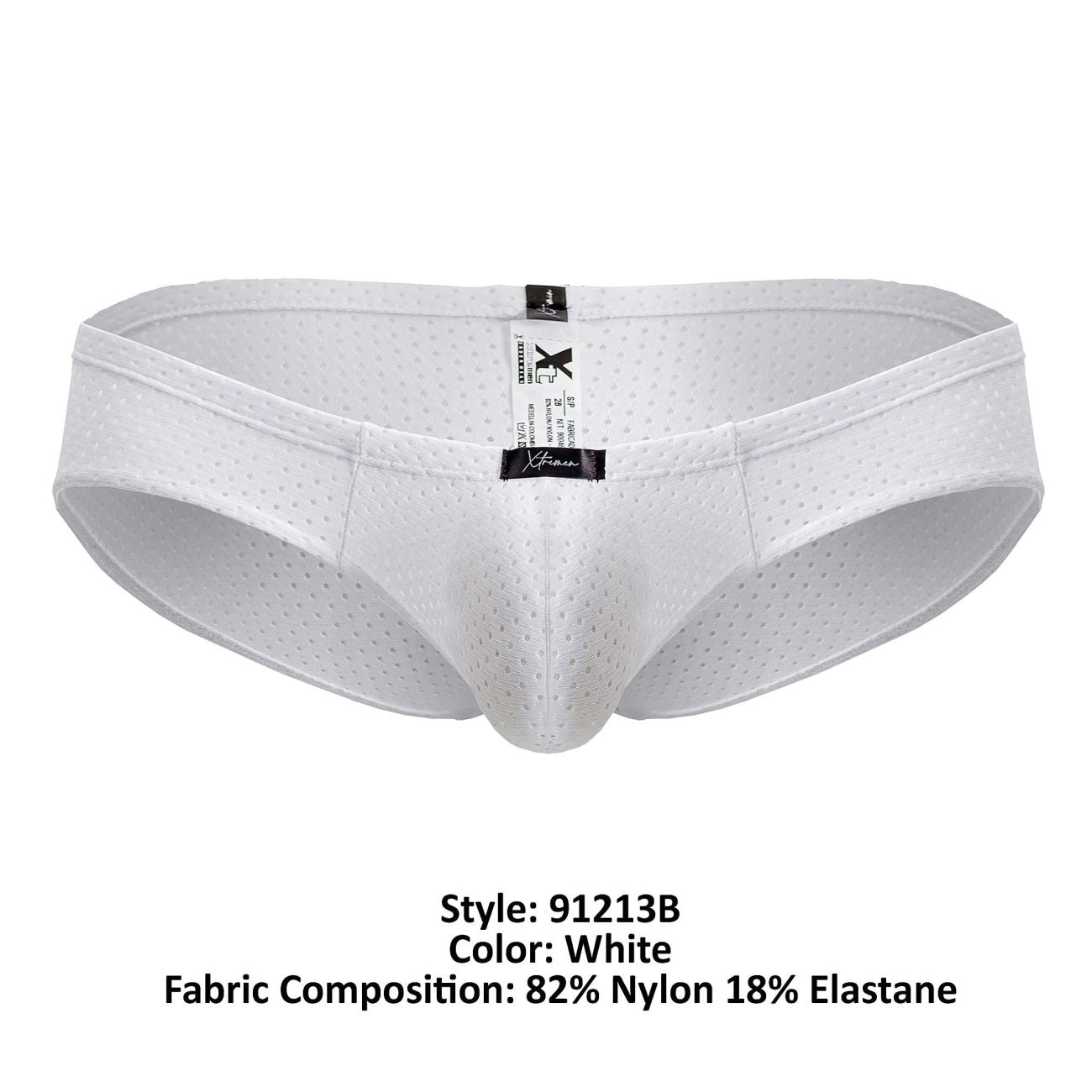 Xtremen 91213B Microfiber Briefs Color White