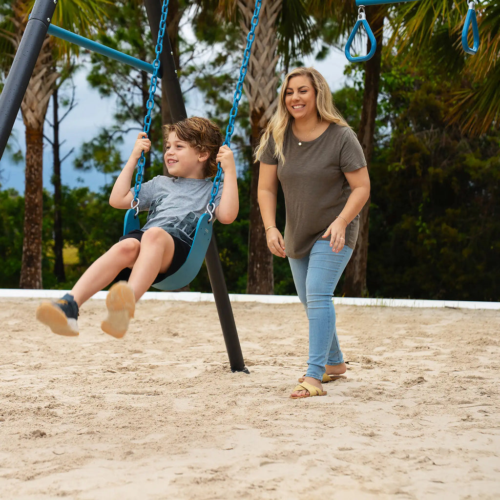Lifetime Big Stuff Adventure Swing Set with Spider Swing