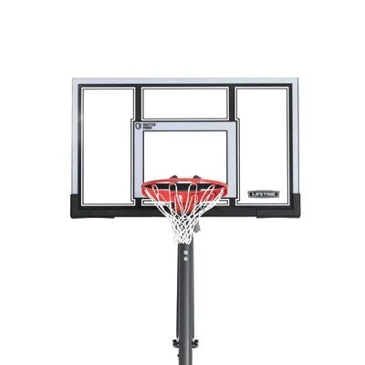 Lifetime Adjustable Round In-Ground Basketball Hoop (54-Inch Polycarbonate)