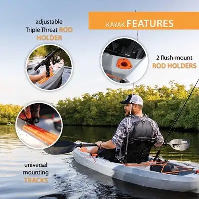 Lifetime Tamarack Pro 103 Sit-On-Top Kayak (Paddle Included)