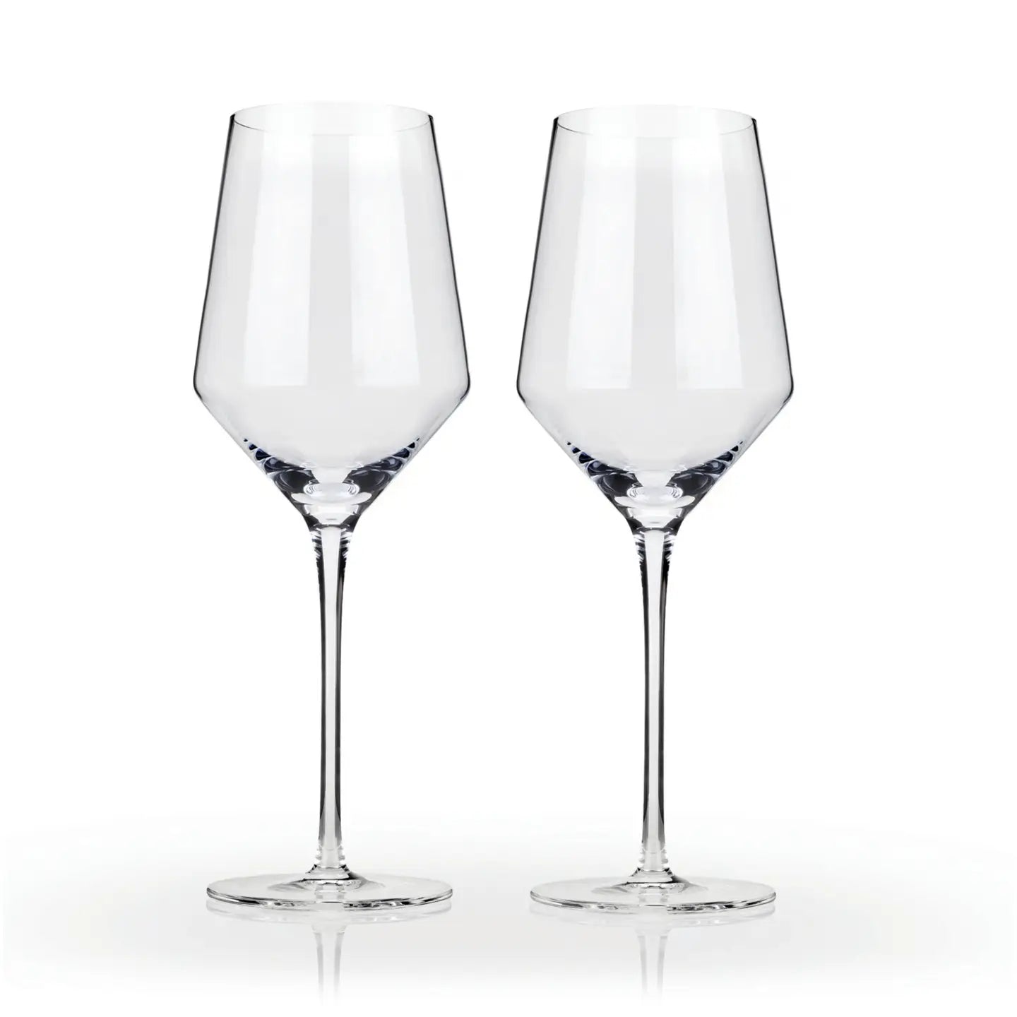 Raye™ Angled Crystal Chardonnay Glasses- Set of 2